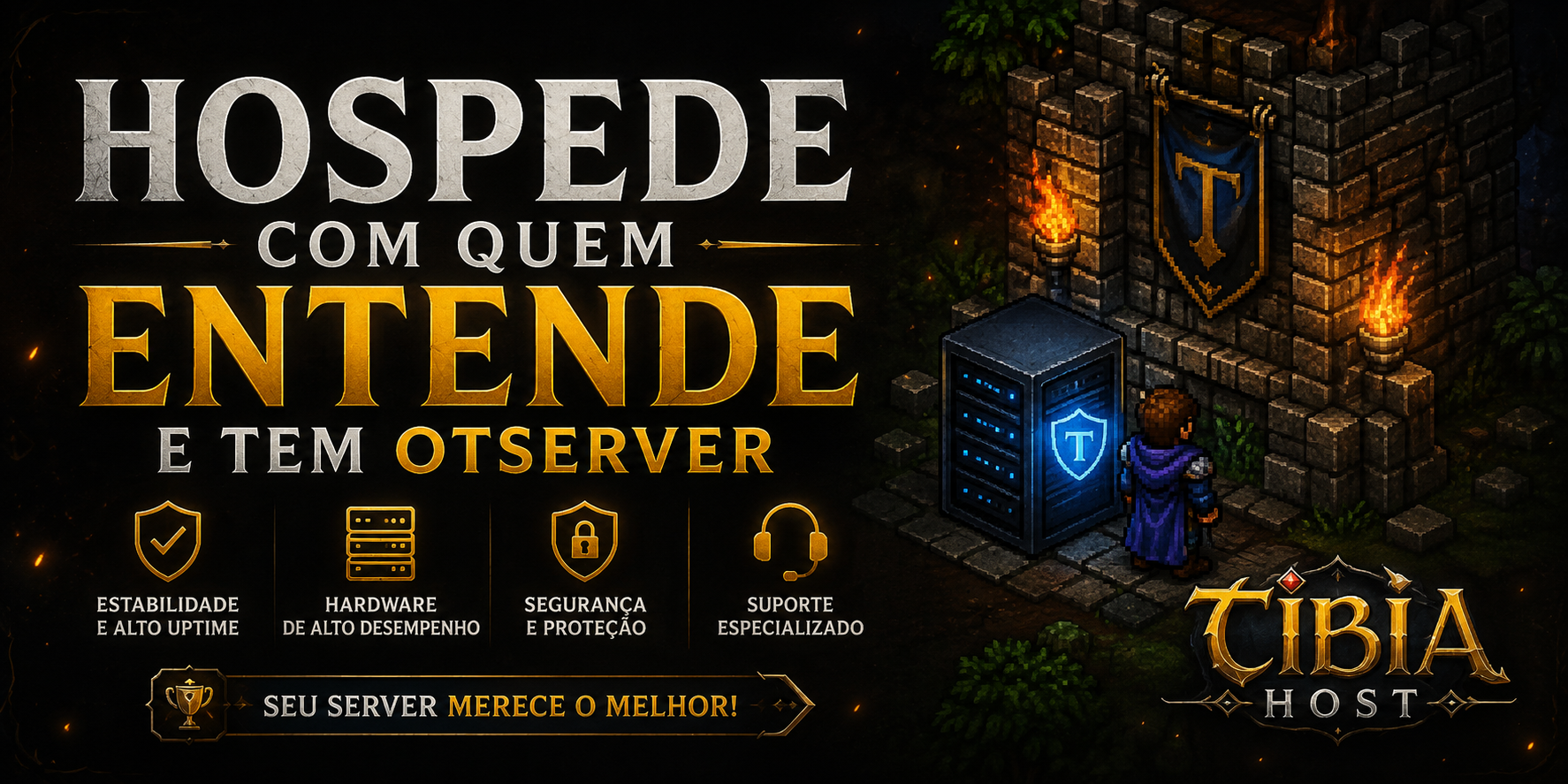 Hospedagem para OTServer