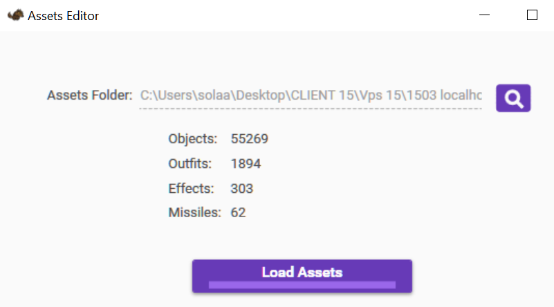 Assets Editor 1